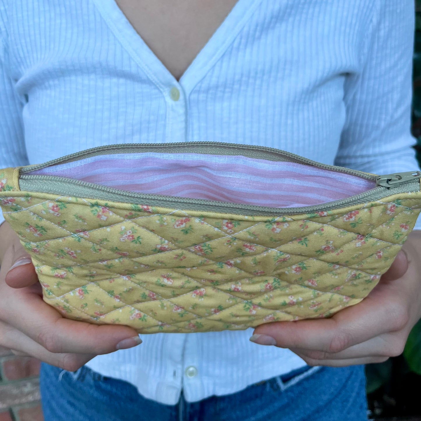 Quilted Catch All-Pouch